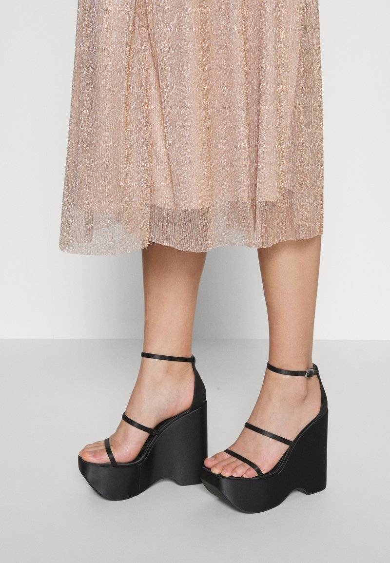 ONLY ONLY ONLTINGA SHINE SKIRT - A-line skirt - beige Angebote