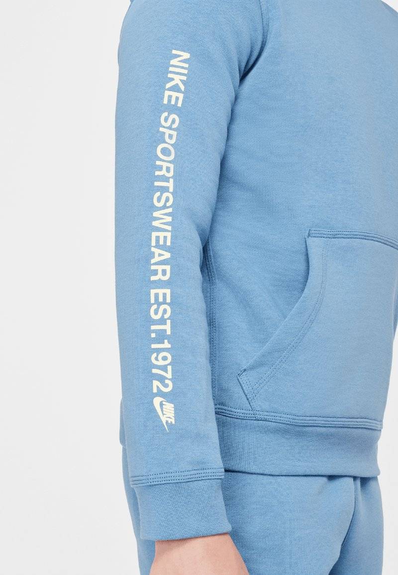 Nike Sportswear Nike Sportswear FLEECE HOODIE - Hoodie - aegean storm Hotsell