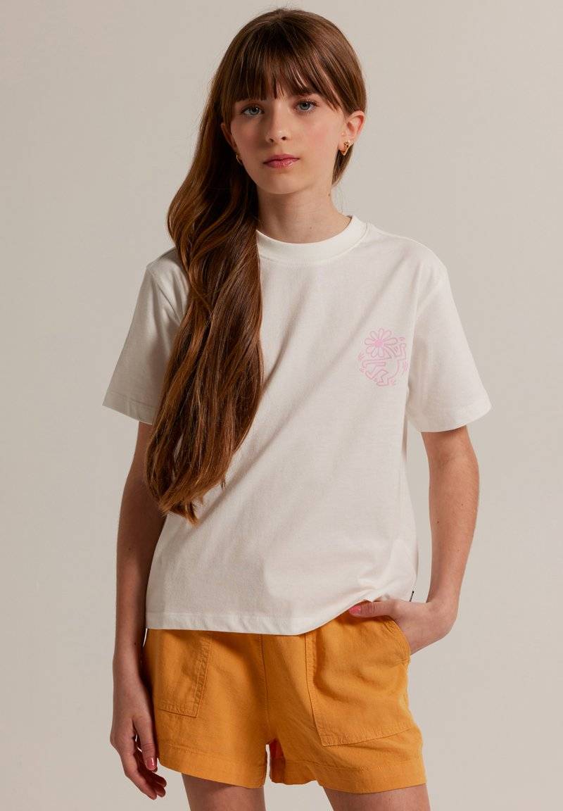 America Today America Today ELA JR - Print T-shirt - off white Günstiger Verkauf