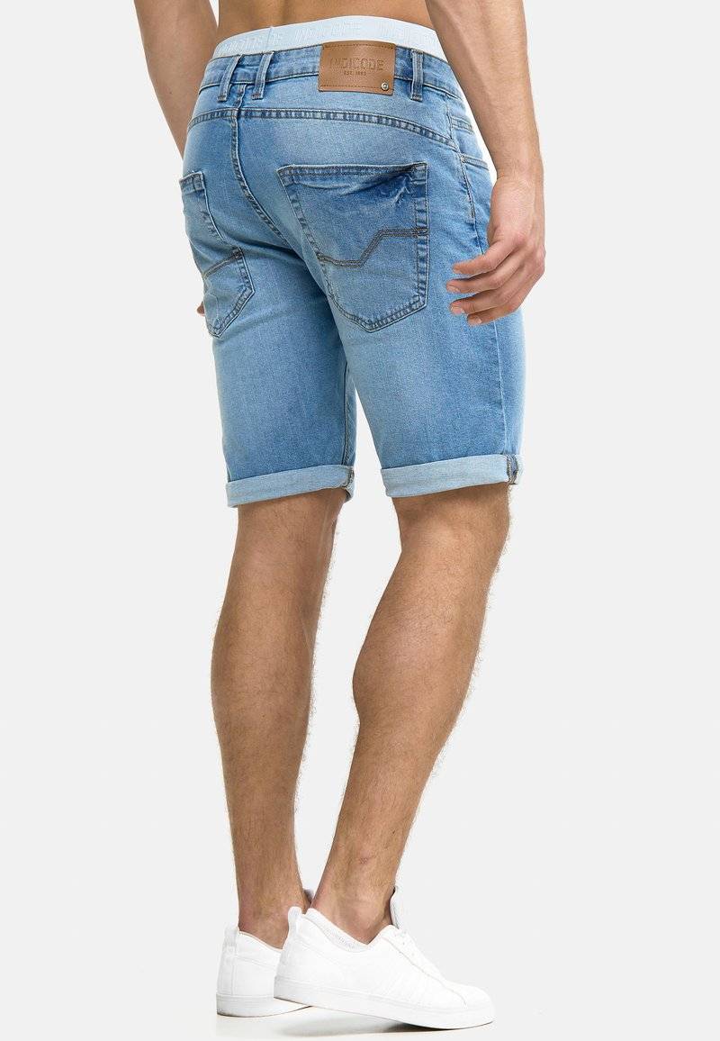 INDICODE JEANS INDICODE JEANS INCADEN - Denim shorts - blue Fabrikverkauf
