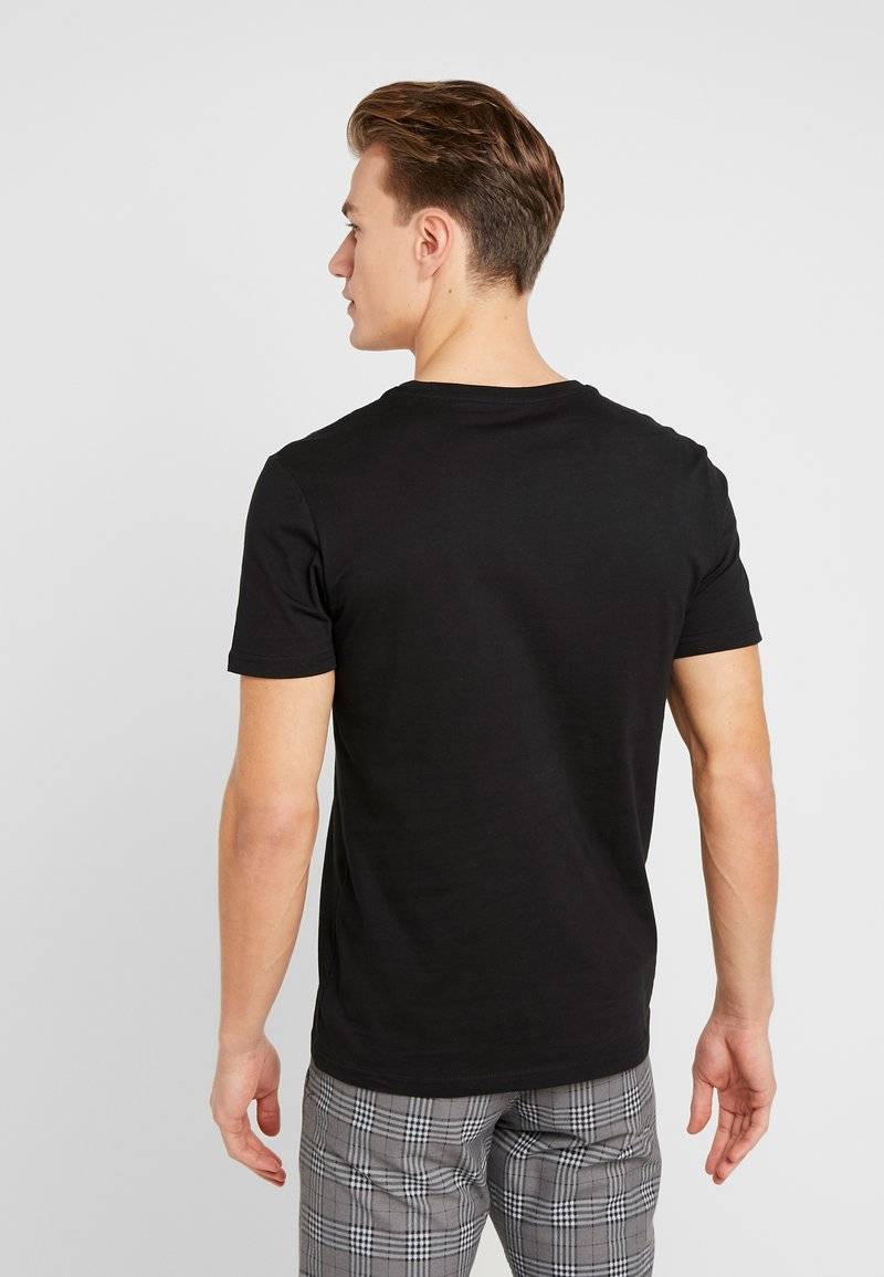 Pier One Pier One 5 PACK - Basic T-shirt - black Limitierter Zeitrabatt