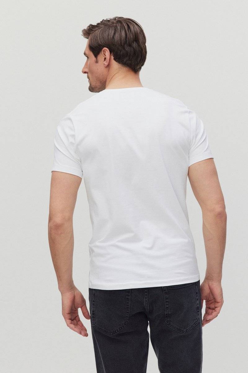 Bläck Bläck CORE BASIC SLIM FIT� - Basic T-shirt - white Fabrik Onlineshop