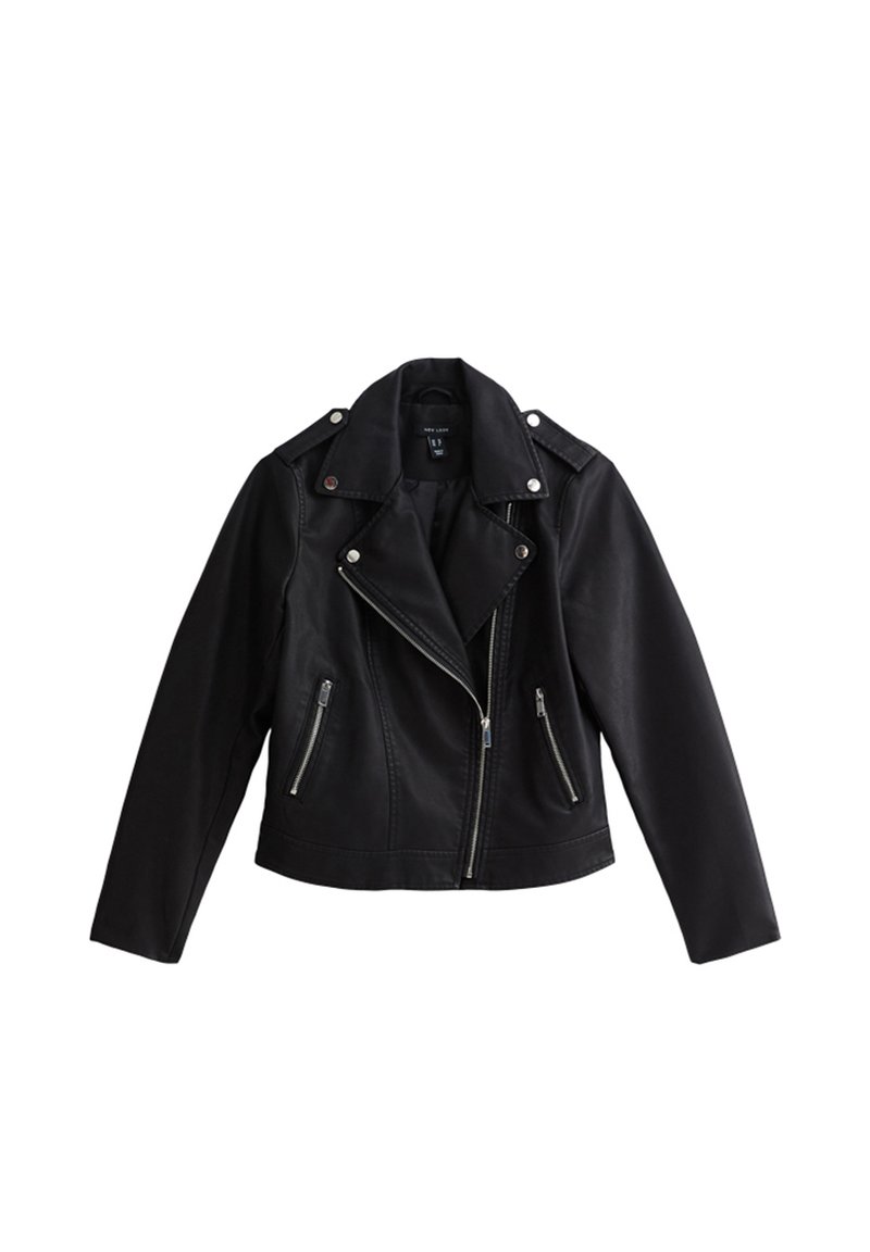 New Look New Look LOOK - Faux leather jacket - black Fabrikpreis