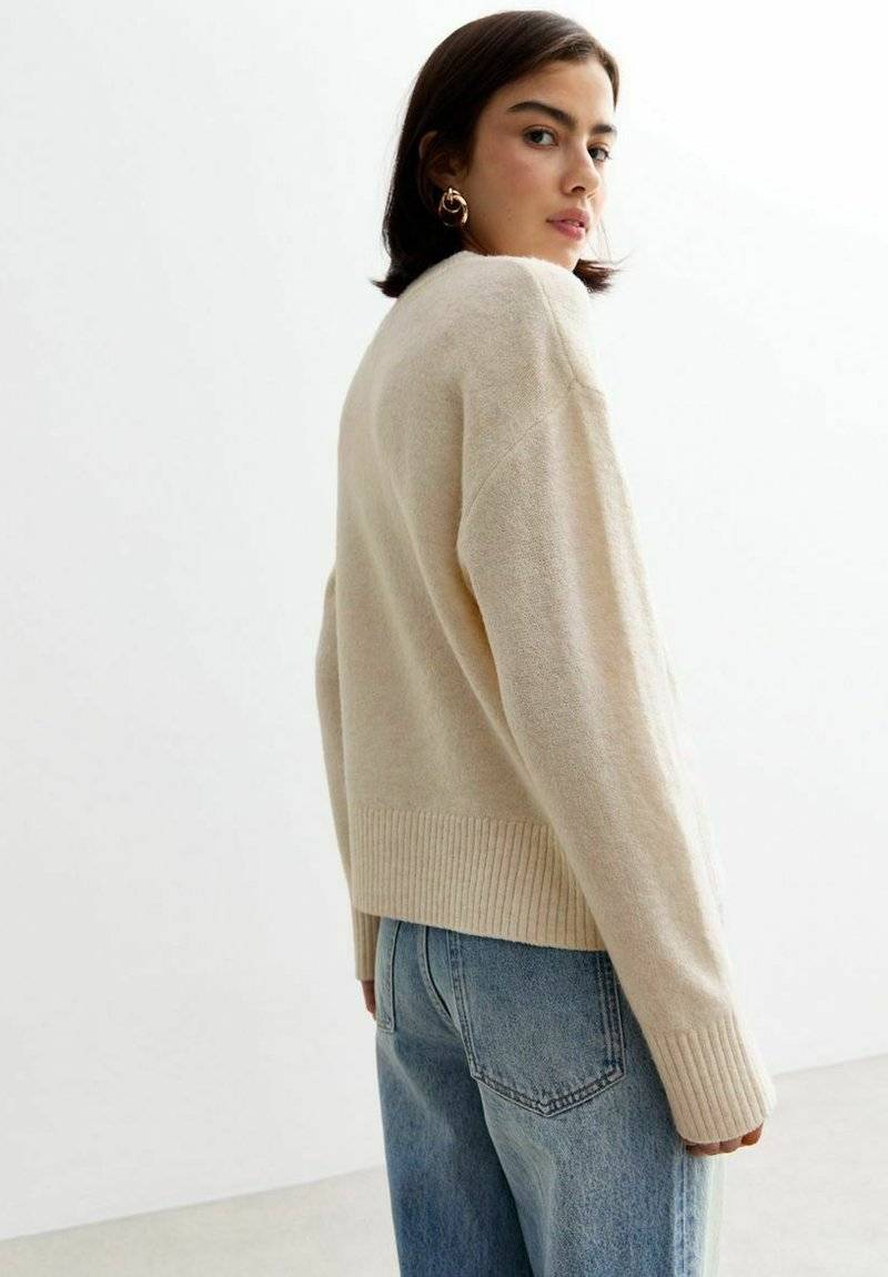 New Look New Look CREW NECK - Jumper - off white Flash Sale