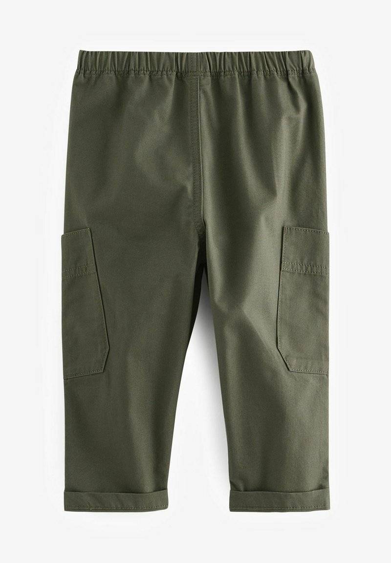 Next Next SIDE POCKET PULL-ON STANDARD - Trousers - khaki green Auslauf