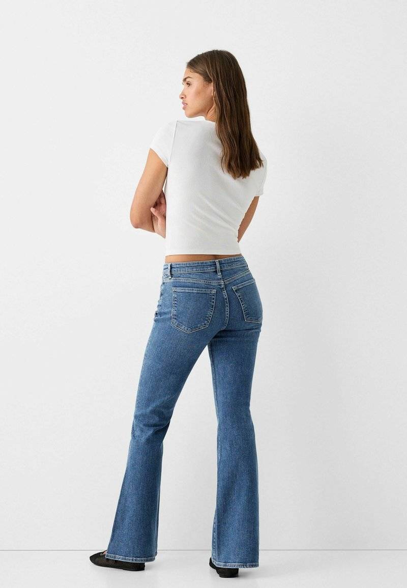 Bershka Bershka Flared Jeans - light blue denim Hotsell