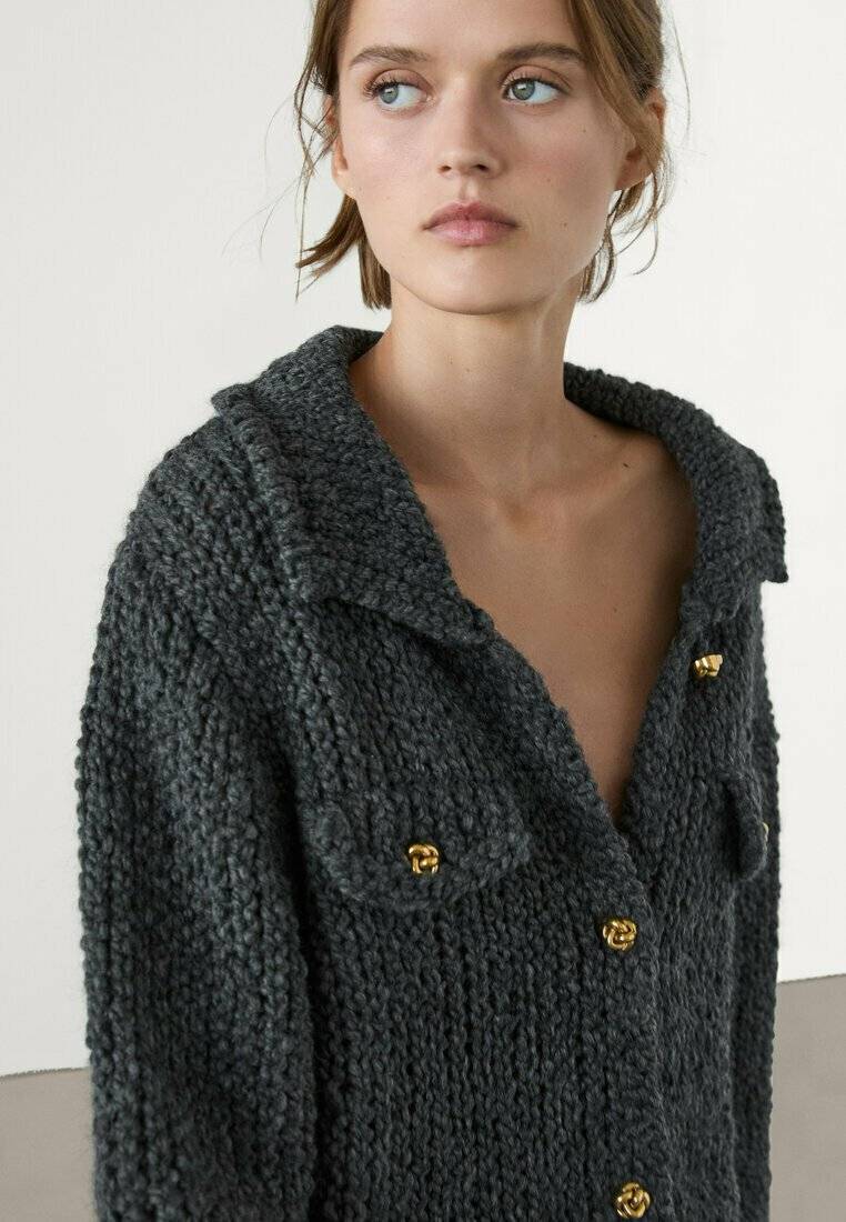 Massimo Dutti Massimo Dutti Cardigan - grey Limitierter Zeitrabatt