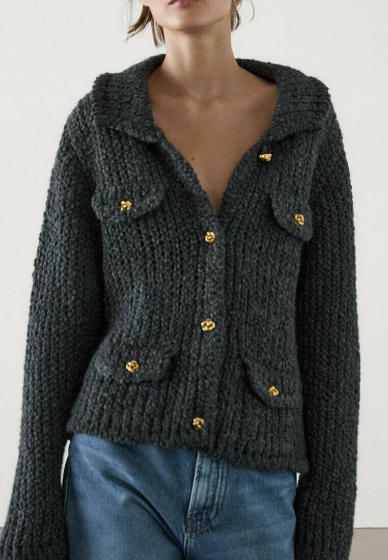 Massimo Dutti Massimo Dutti Cardigan - grey Limitierter Zeitrabatt