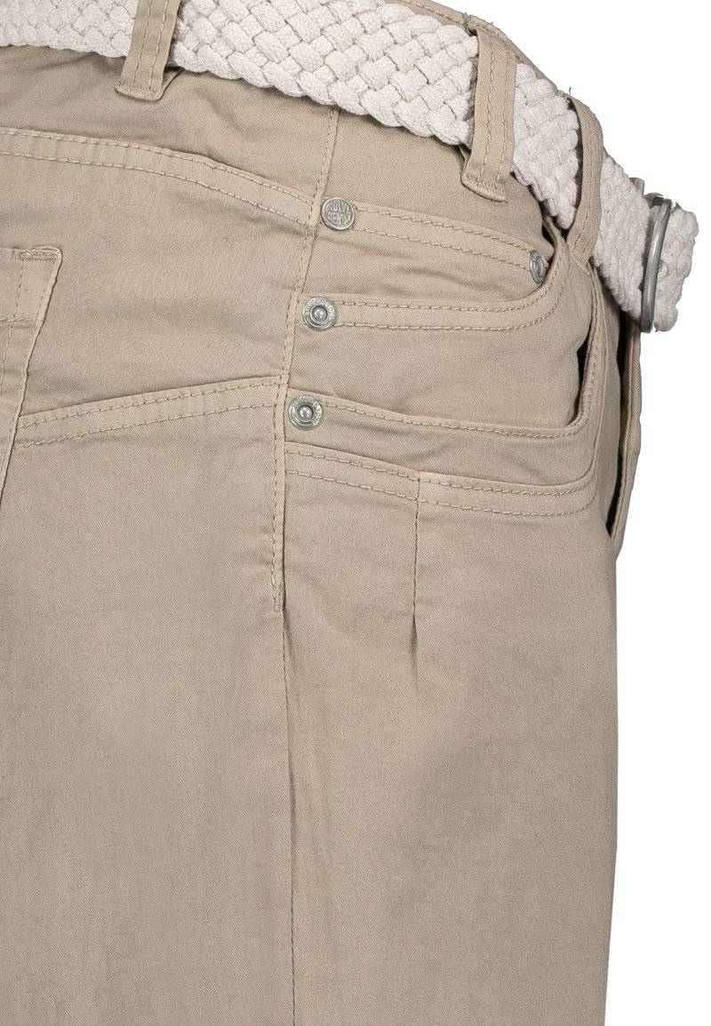 Sublevel Sublevel BERMUDA MIT GÜRTEL - Denim shorts - beige Fabrik Onlineshop