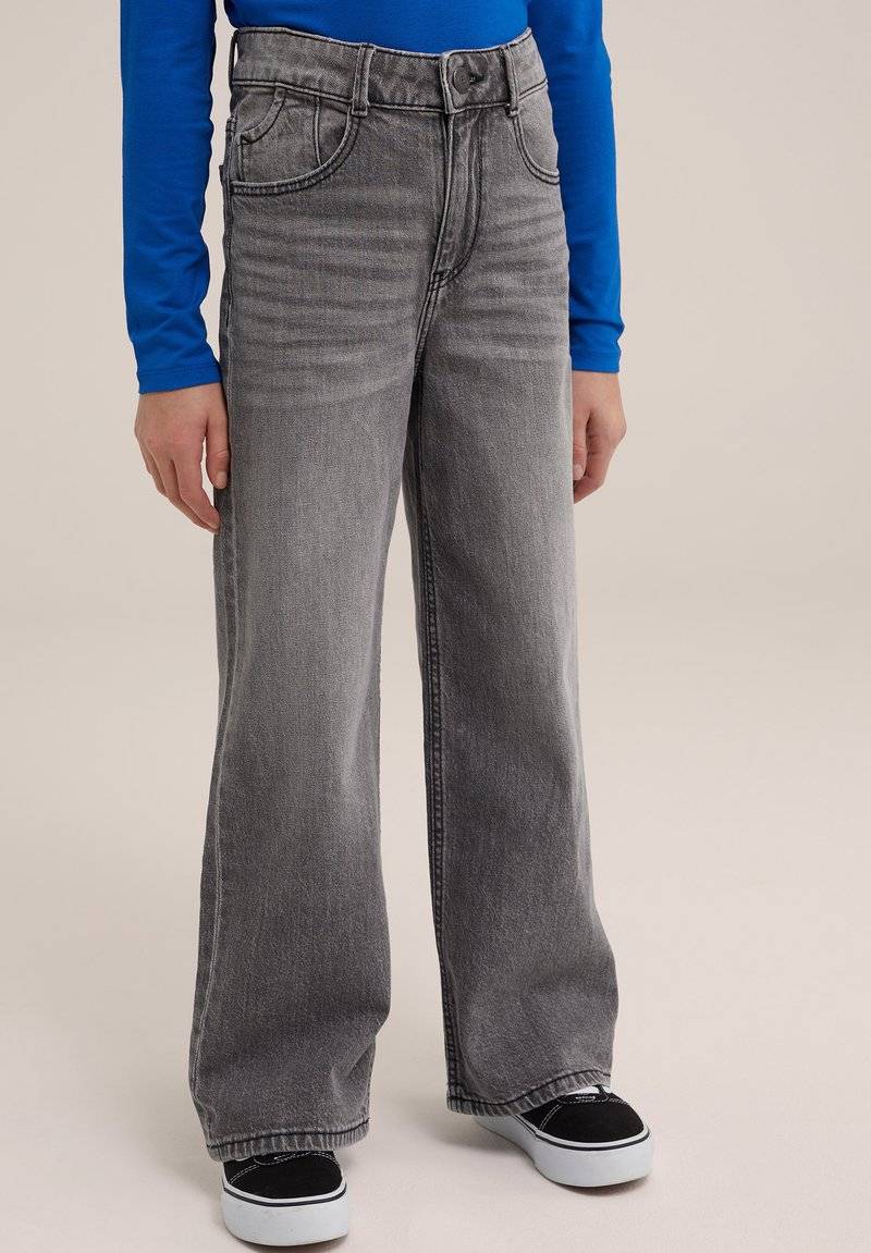 WE Fashion WE Fashion BLUE RIDGE - Flared Jeans - grey Fabrikpreis
