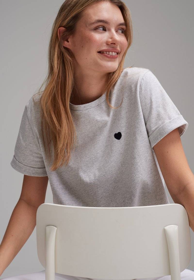 Opus Opus SERZ - Basic T-shirt - grey Versandkostenfrei
