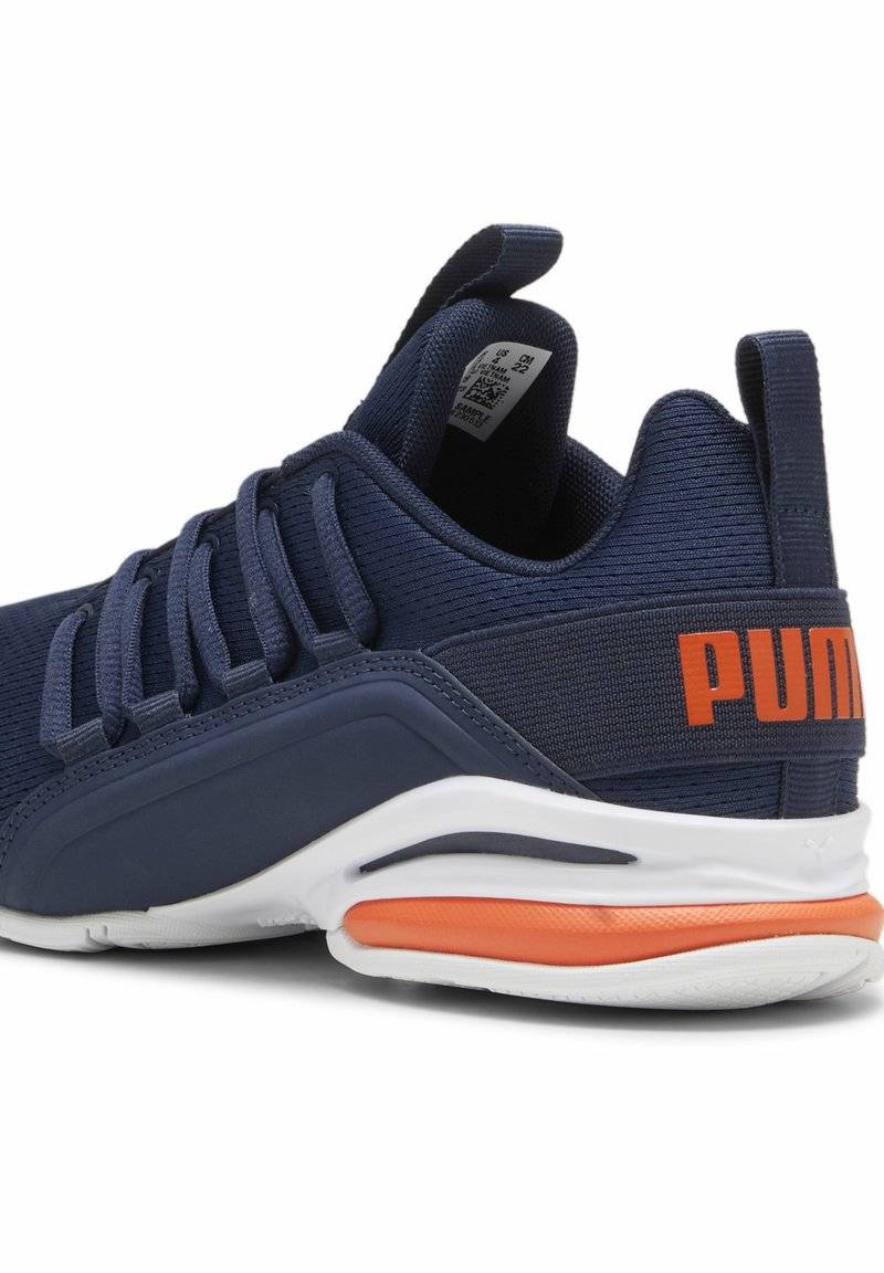Puma Puma AXELION - Training shoe - club navy flame flicker white Heißer Verkauf