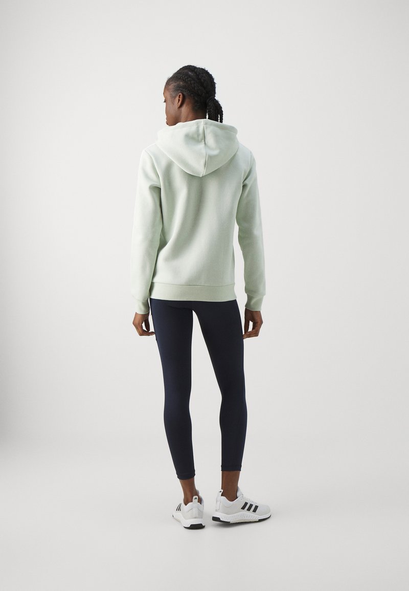 adidas Sportswear adidas Sportswear ESSENTIALS 3 STRIPES FULL ZIP HOODIE - Zip-up sweatshirt - linen green Große Rabatte