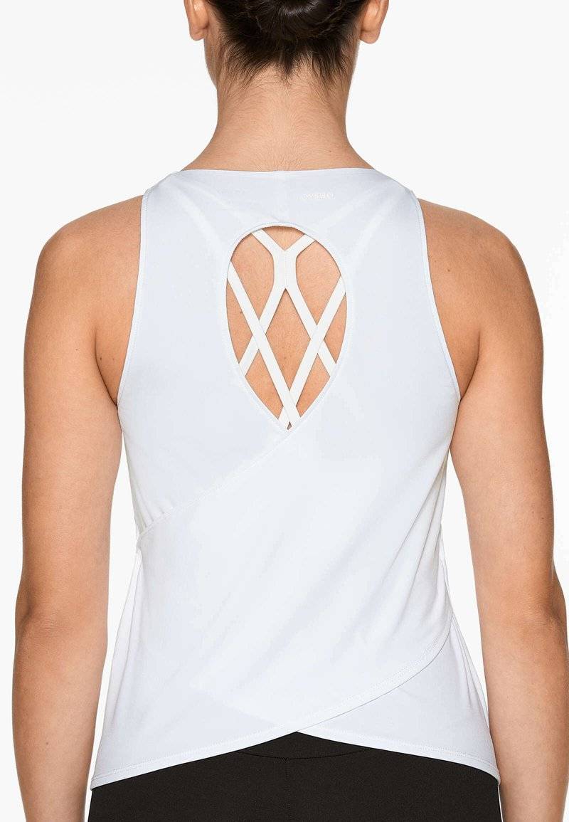 OYSHO OYSHO COMFORTLUX CROSS BACK - Top - white Riesige Ersparnisse