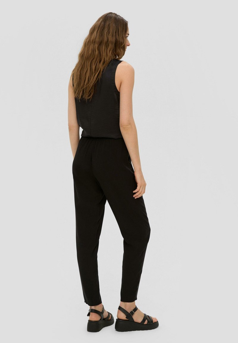 s.Oliver s.Oliver ANKLE-AUS REINER - Trousers - schwarz Limitierter Zeitrabatt