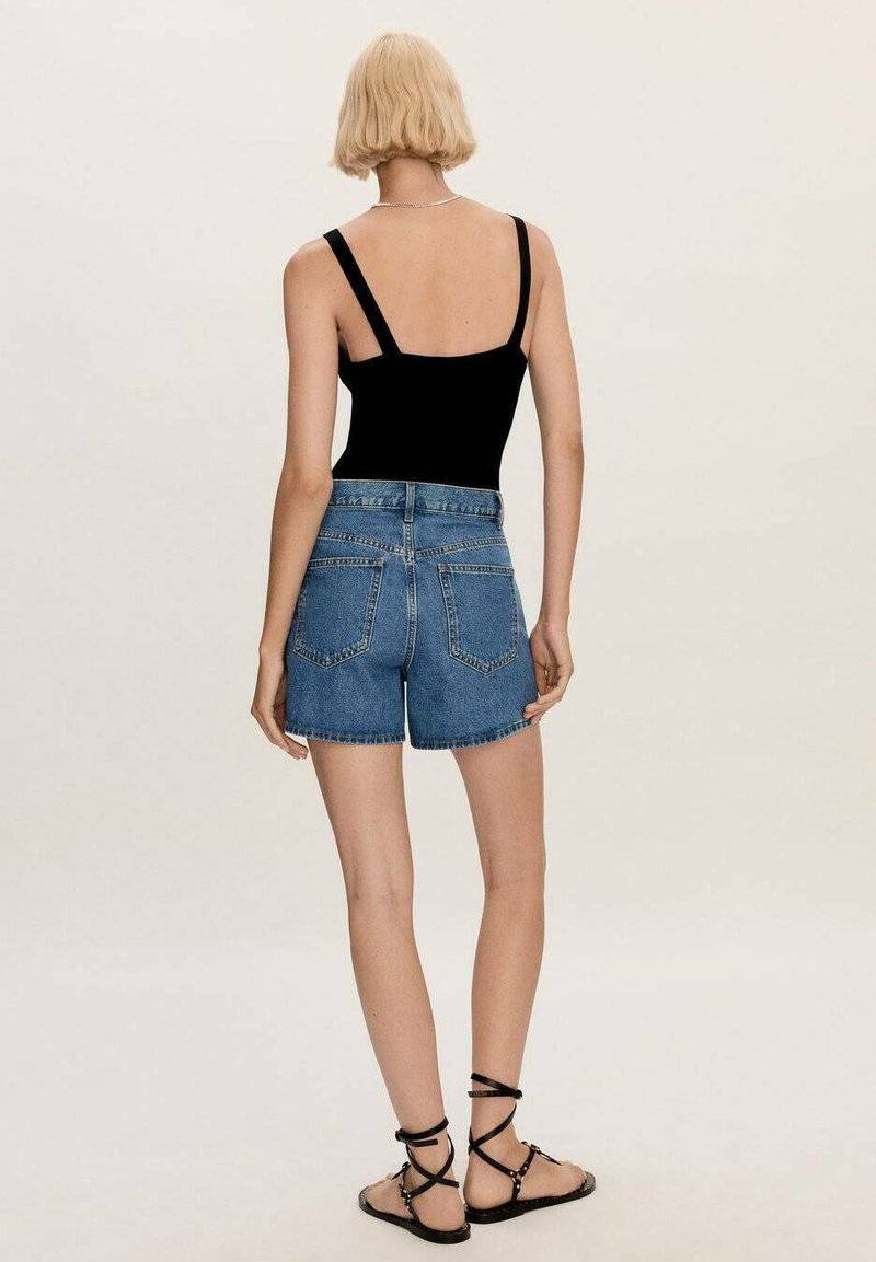 Mango Mango ZOE - Denim shorts - bleu moyen Versandkostenfrei