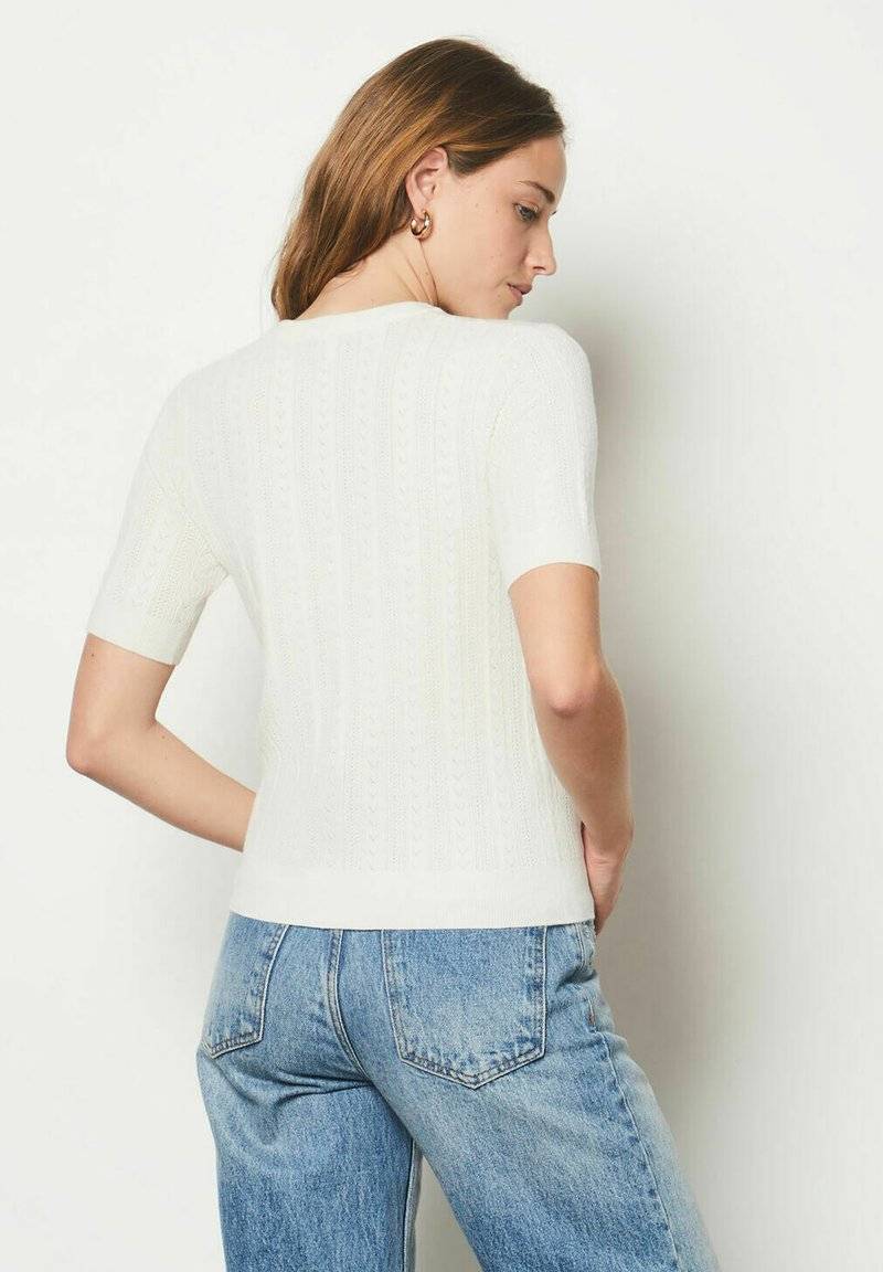 Etam Etam FAUSTINE - Print T-shirt - ecru Großer Ausverkauf