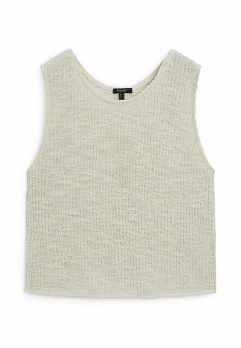 Massimo Dutti Massimo Dutti SLEEVELESS - Top - light brown Preisnachlass