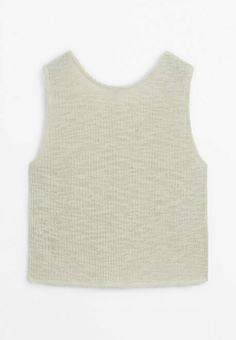 Massimo Dutti Massimo Dutti SLEEVELESS - Top - light brown Preisnachlass