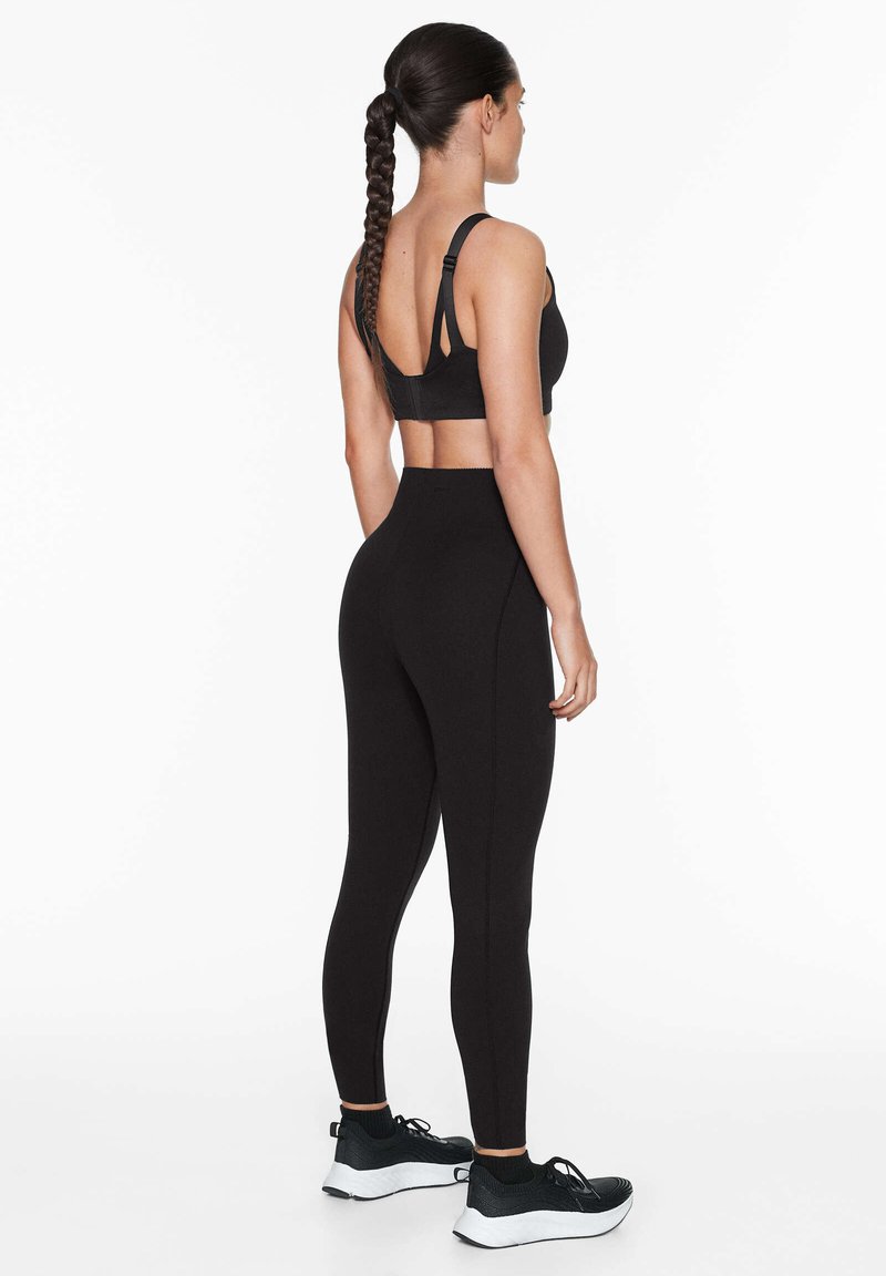 OYSHO OYSHO COMPRESSIVE WAIST CONTROL ANKLE-LENGTH - Leggings - black Neueste Mode