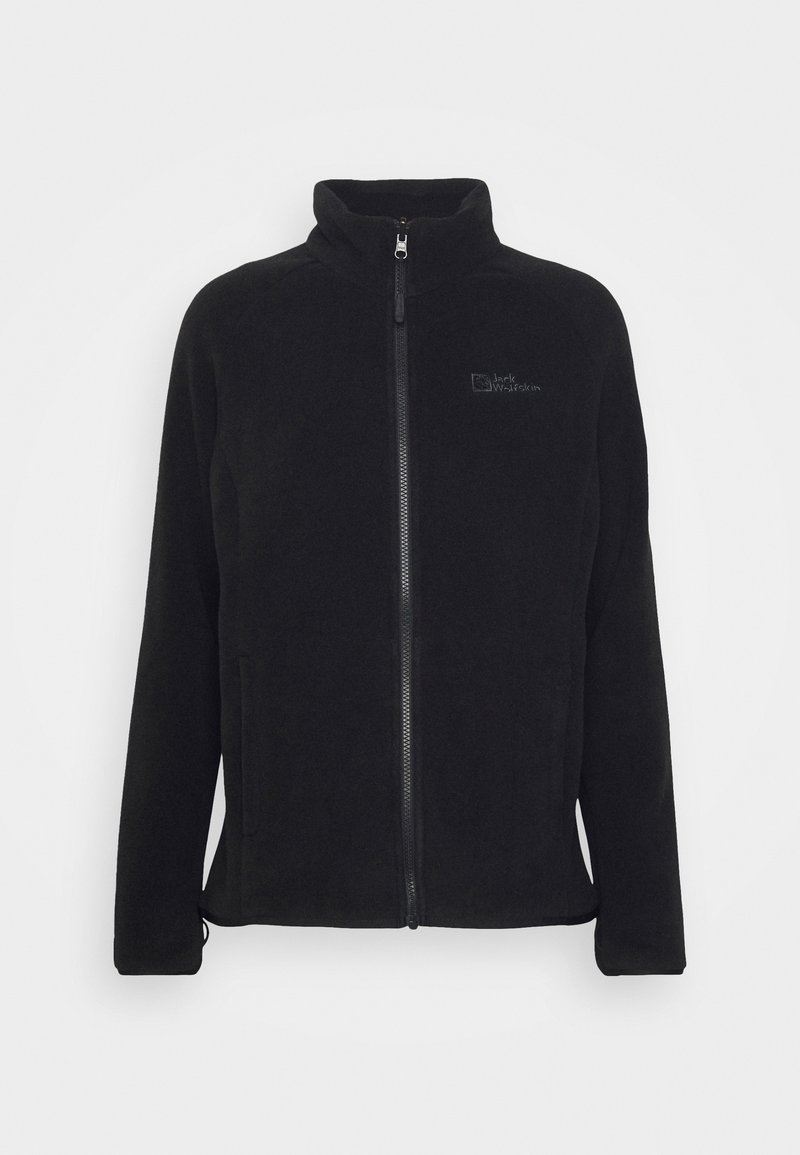 Jack Wolfskin Jack Wolfskin MOONRISE - Fleece jacket - black Im Verkauf