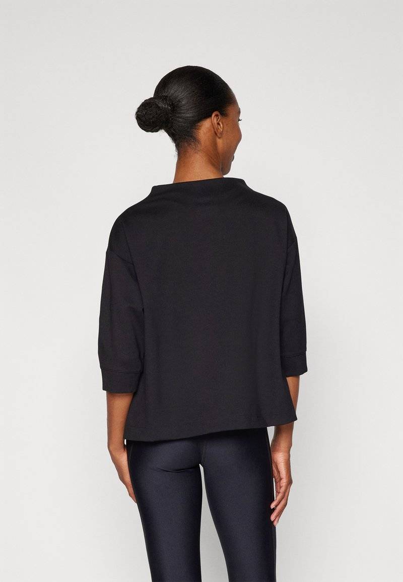 DKNY DKNY STACKED LOGO POPOVER - Long sleeved top - black Verkauf
