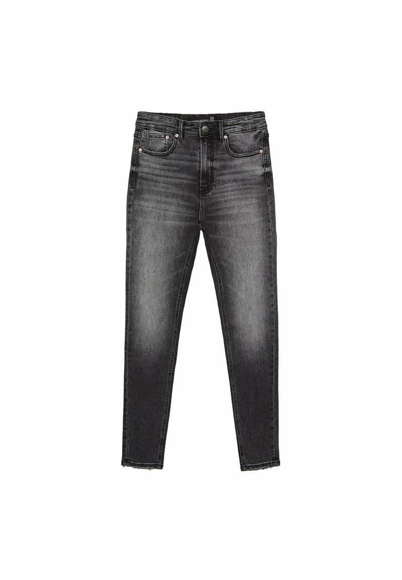 Stradivarius Stradivarius Jeans Skinny Fit - black denim Saisonschlussverkauf