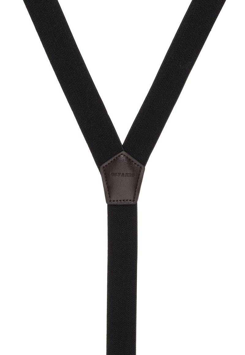 Only & Sons Only & Sons ONSBOWTIE SUSPENDER UNISEX SET - Bow tie - black Vatertagsangebot