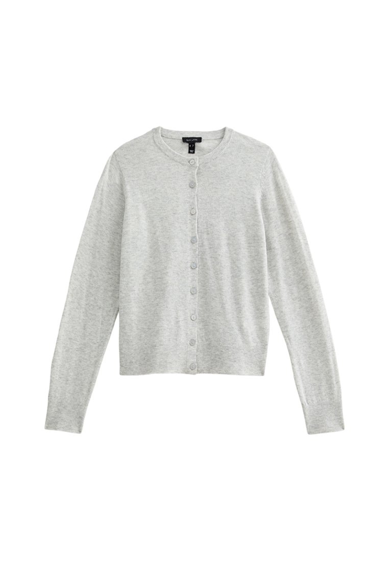 New Look New Look CREW NECK - Cardigan - pale grey Heißer Verkauf