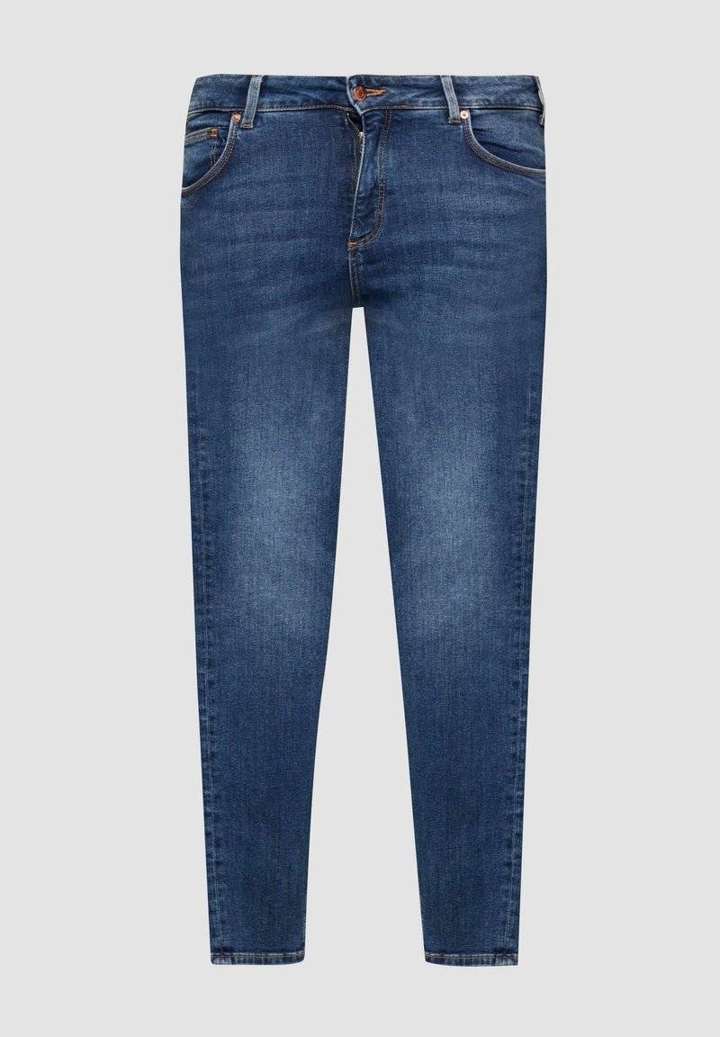 QS QS CURVY MID - Slim fit jeans - blau Online Outlet