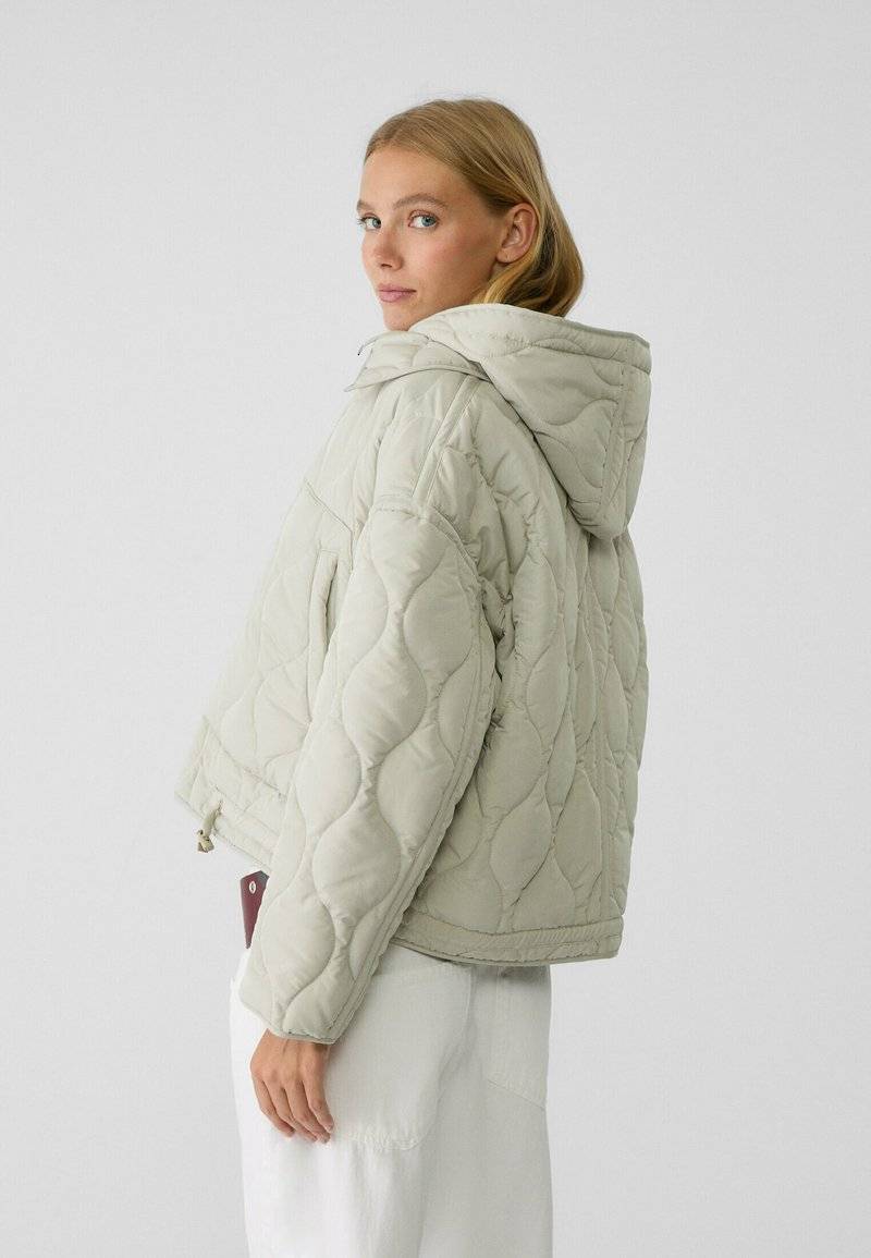 Stradivarius Stradivarius PUFFER - Winter jacket - white Neuheiten