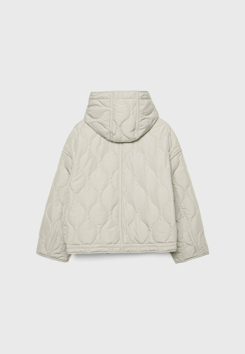 Stradivarius Stradivarius PUFFER - Winter jacket - white Neuheiten