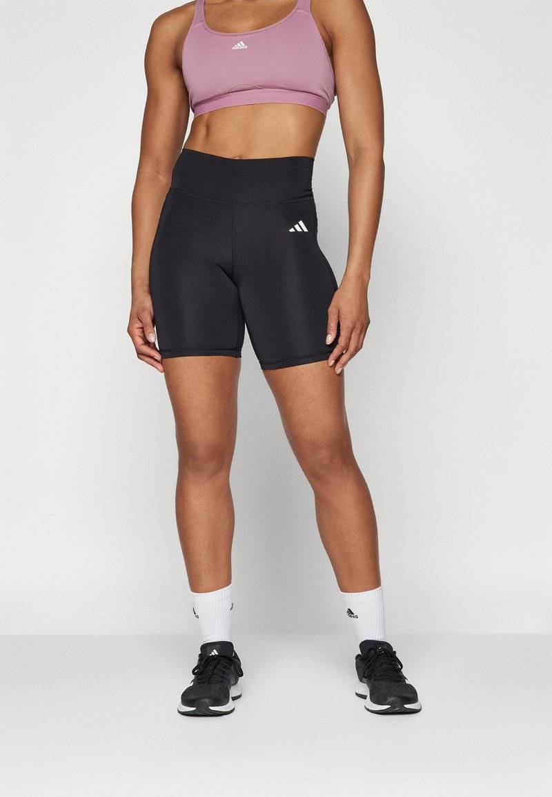 adidas Performance adidas Performance OPTIME ESSENTIALS STASH POCKET SHORT - Leggings - black Exklusive Angebote