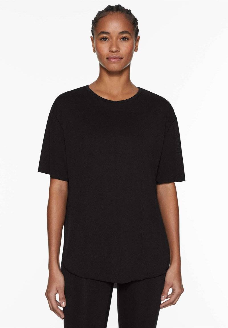 OYSHO OYSHO MODAL - Basic T-shirt - black Kauf eins, bekomm eins gratis