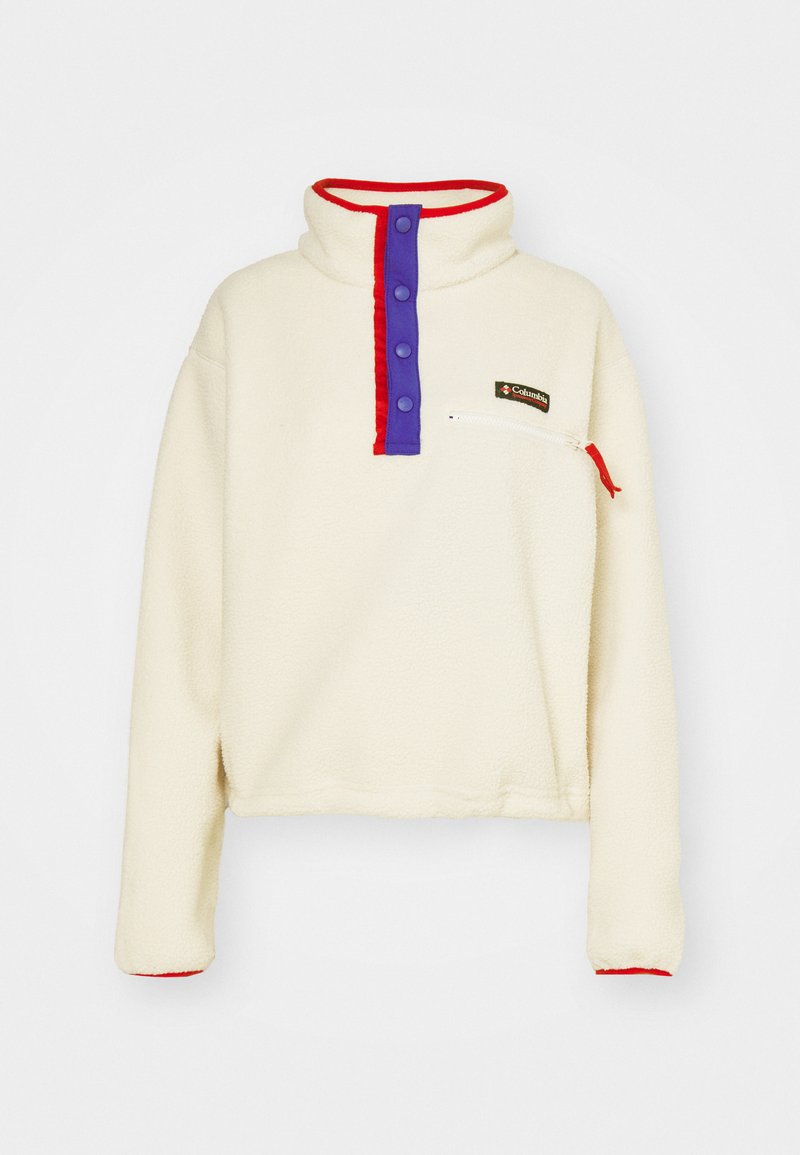 Columbia Columbia HELVETIA™ CROPPED HALF SNAP - Fleece jumper - chalk Tiefpreis