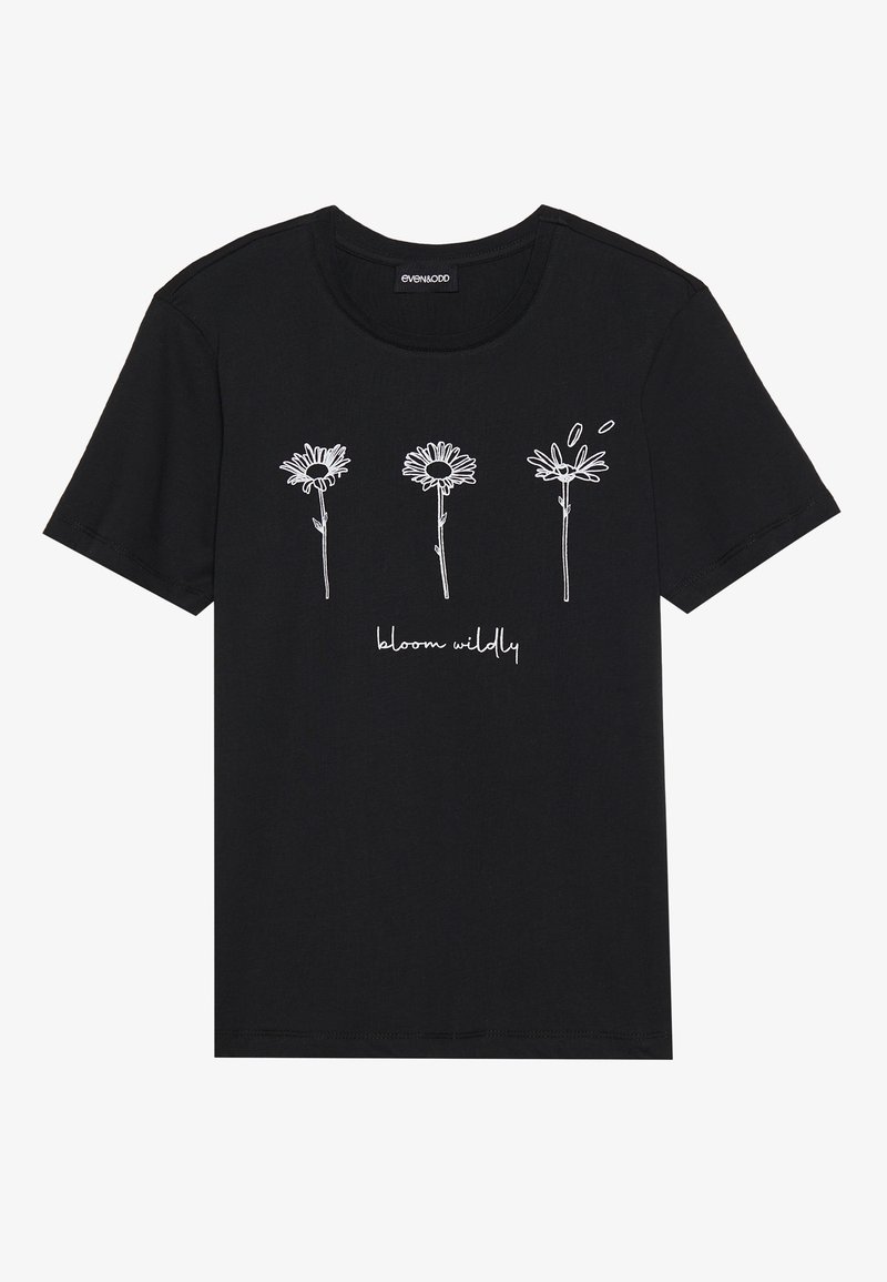 Even&Odd Even&Odd Print T-shirt - black Kostenlose Rückgabe