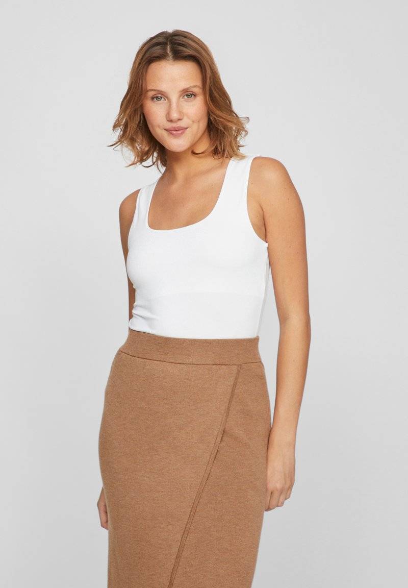 VILA VILA VIKENZA U-NECK TANK NOOS - Top - optical snow JETZT KAUFEN