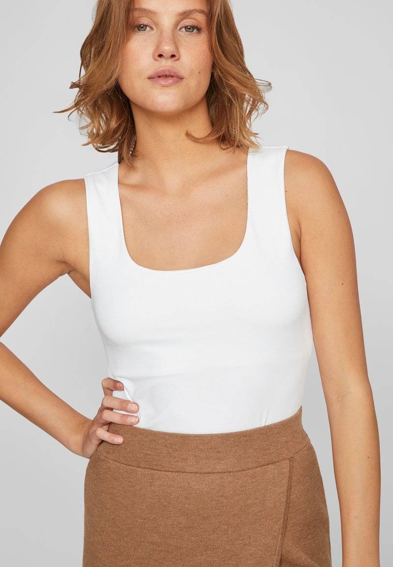 VILA VILA VIKENZA U-NECK TANK NOOS - Top - optical snow JETZT KAUFEN