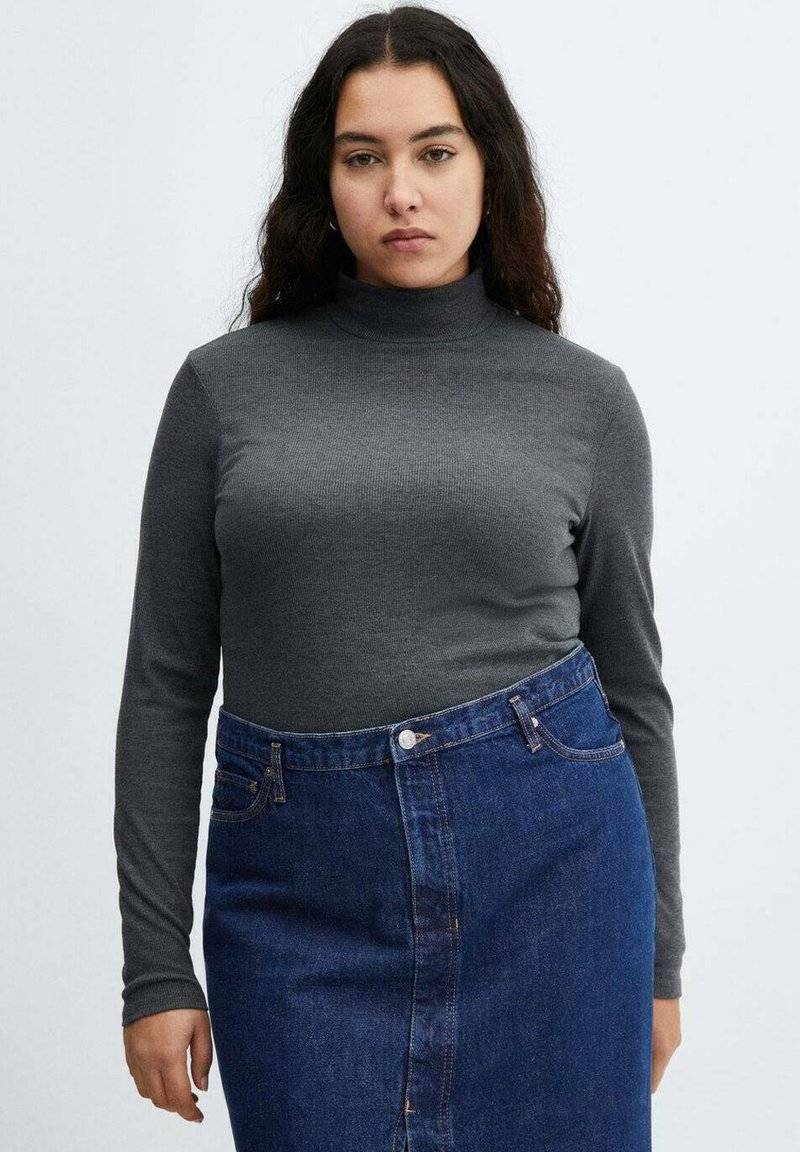 Mango Mango SOLEIL - Pencil skirt - blu scuro Zeitbegrenzte Promotion