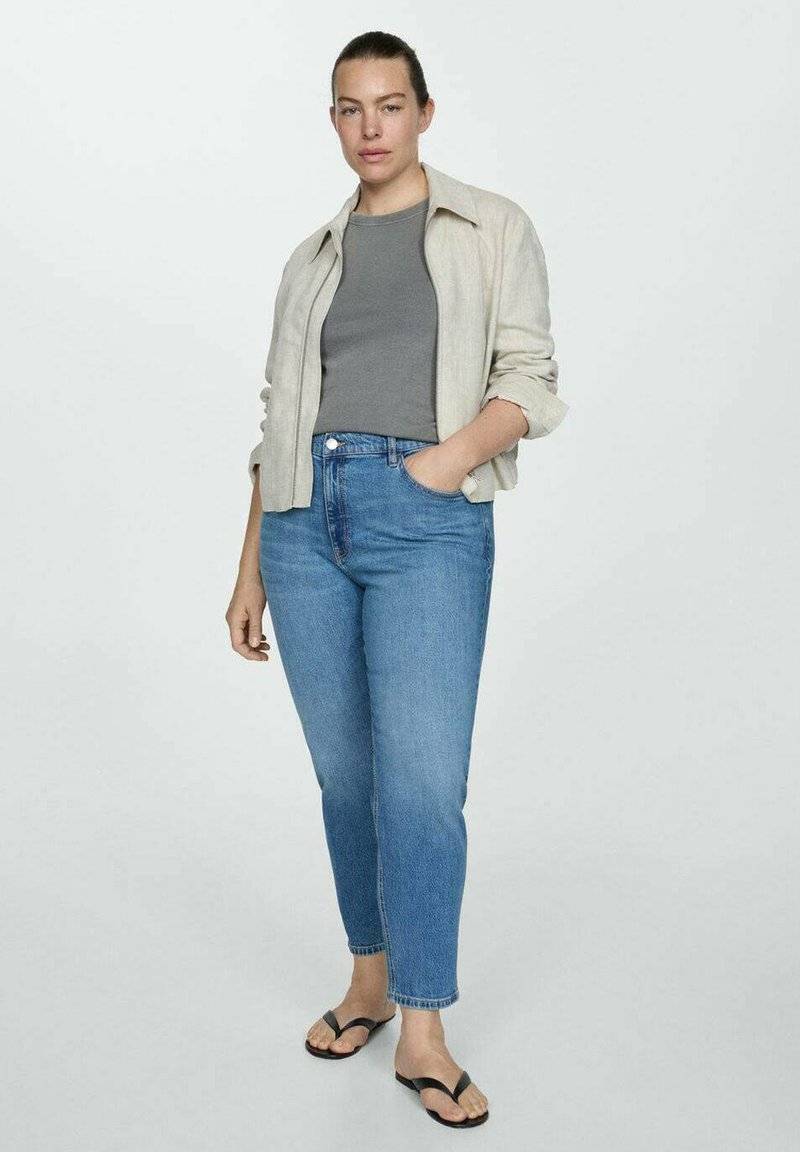 Mango Mango Relaxed fit jeans - medium blue Bis zu 50% Rabatt