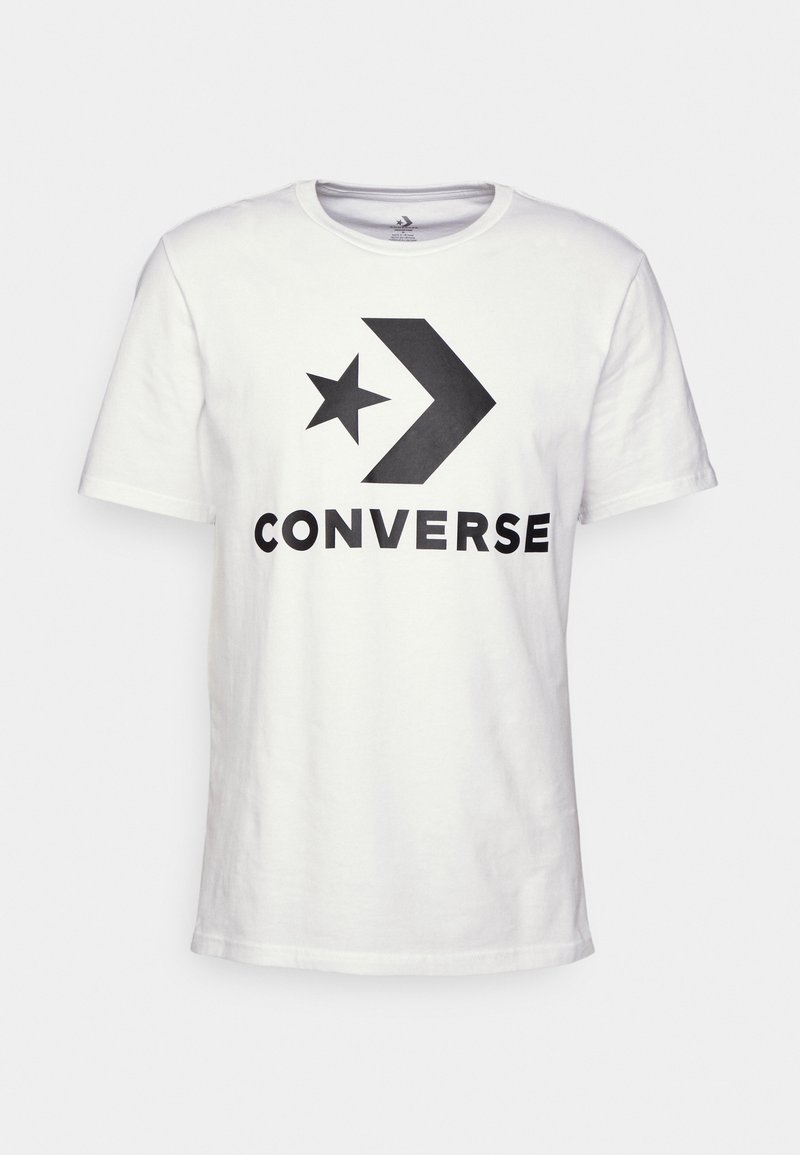 Converse Converse GO TO STAR CHEVRON TEE UNISEX - Print T-shirt - white Bis zu 60% Rabatt