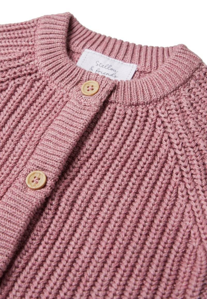 Stellou & friends Stellou & friends UNISEX - Cardigan - rose melange Clearance-Verkauf
