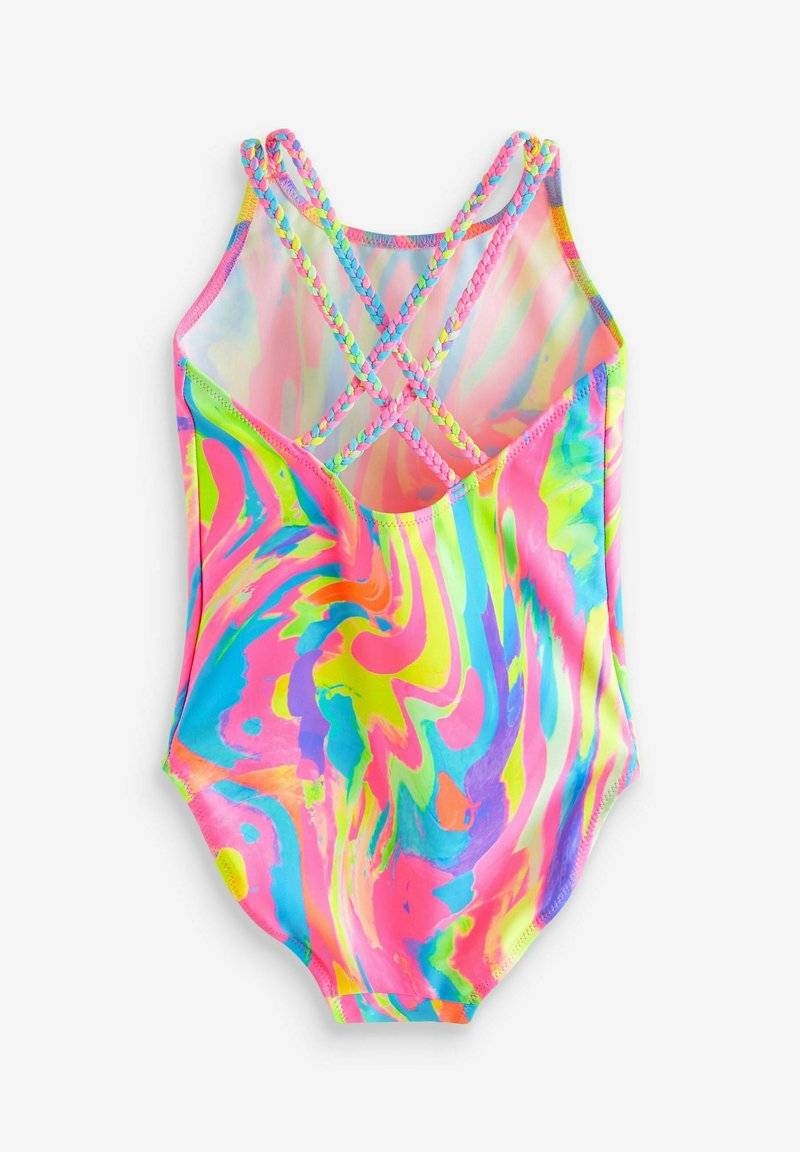 Next Next REGULAR FIT - Swimsuit - multi bright abstract print Begrenzt auf 3 Tage