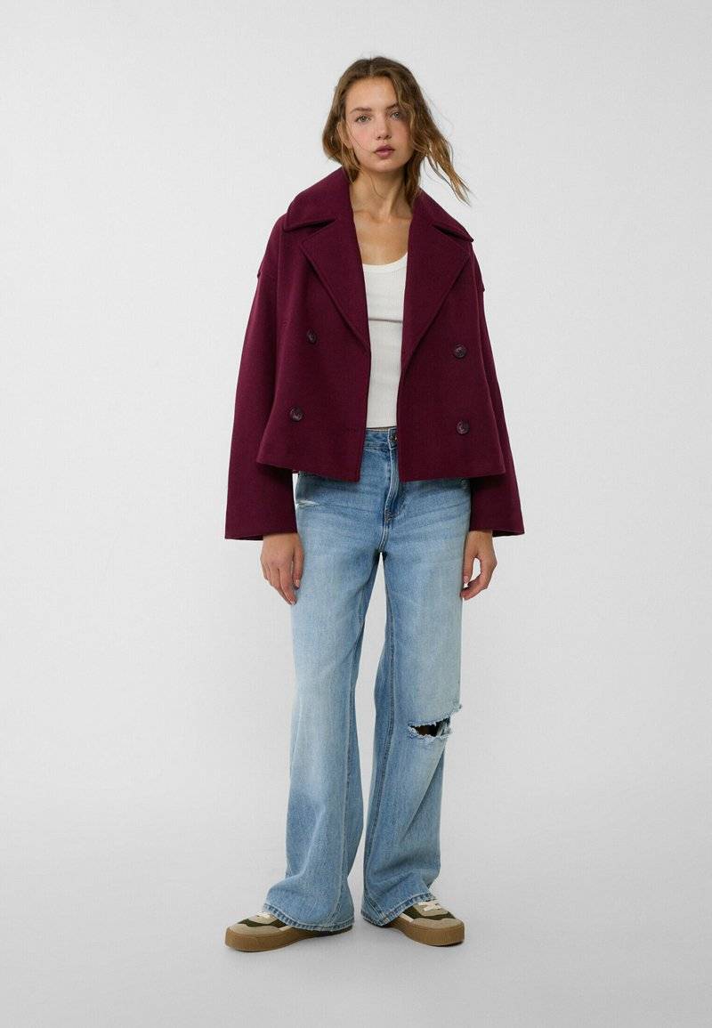Stradivarius Stradivarius SOFT - Blazer - bordeaux Neueste Stile