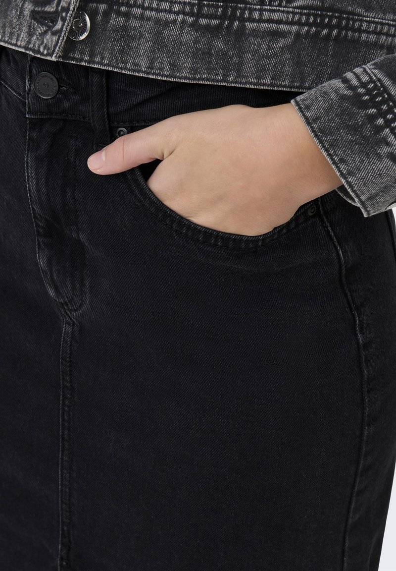ONLY ONLY ONLBIANCA REA NOOS - Denim skirt - washed black Discount Store für neue Produkte