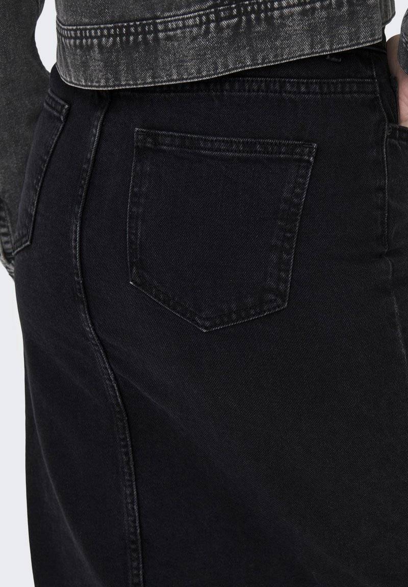 ONLY ONLY ONLBIANCA REA NOOS - Denim skirt - washed black Discount Store für neue Produkte
