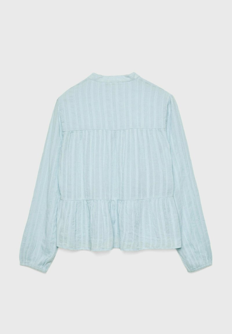 Stradivarius Stradivarius FLOWING BOHO - Blouse - light blue 50% Rabatt für begrenzte Zeit